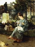 Afternoon in the Luxembourg Gardens-Victor Marec-Stretched Canvas