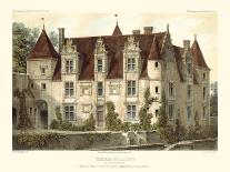 Petite Sepia Chateaux VIII-Victor Petit-Framed Art Print