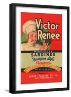 Victor Renee Sardines-null-Framed Art Print