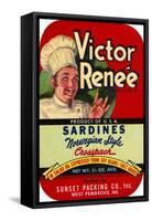 Victor Renée Sardines-null-Framed Stretched Canvas