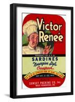 Victor Renée Sardines-null-Framed Giclee Print