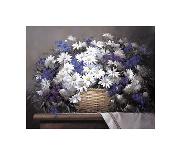 Daisies and Delphiniums-Victor Santos-Giclee Print