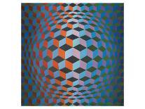 Tampico, c.1953-Victor Vasarely-Mounted Serigraph