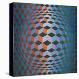 Squares-Victor Vasarely-Mounted Premium Giclee Print