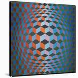 Squares-Victor Vasarely-Stretched Canvas