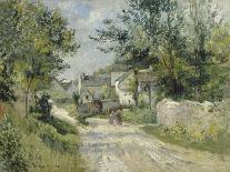 Le hameau de Valhermé (1880)-Victor Vignon-Stretched Canvas