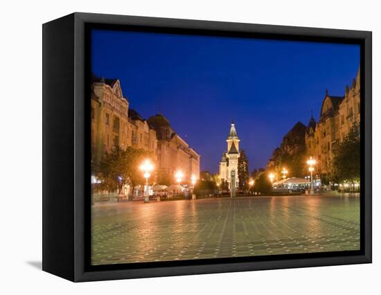 Victorei Square, Timisoara, Romania, Europe-Marco Cristofori-Framed Stretched Canvas