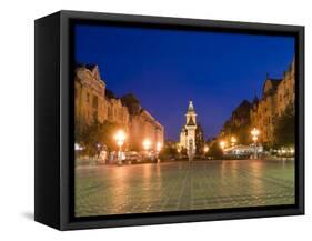 Victorei Square, Timisoara, Romania, Europe-Marco Cristofori-Framed Stretched Canvas