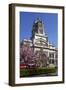Victoria and Albert Museum with Cherry Blossom Trees-Stuart Black-Framed Photographic Print