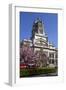 Victoria and Albert Museum with Cherry Blossom Trees-Stuart Black-Framed Photographic Print