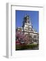 Victoria and Albert Museum with Cherry Blossom Trees-Stuart Black-Framed Photographic Print