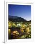 Victoria and Albert Waterfront with Table Mountain Behind, Cape Town, South Africa-Fraser Hall-Framed Photographic Print