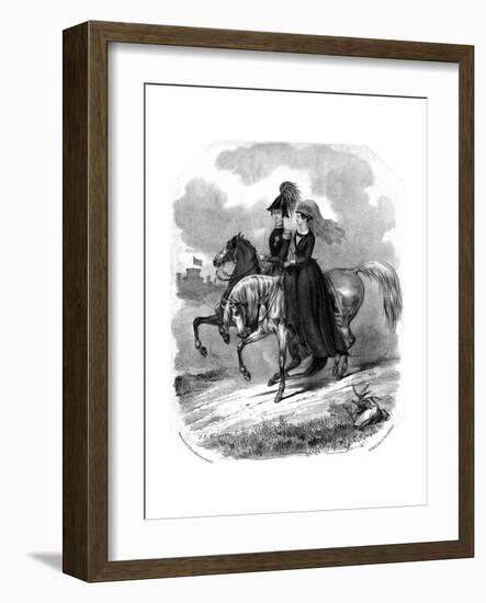 Victoria and Albert-T C Wilson-Framed Giclee Print