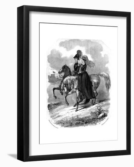 Victoria and Albert-T C Wilson-Framed Giclee Print