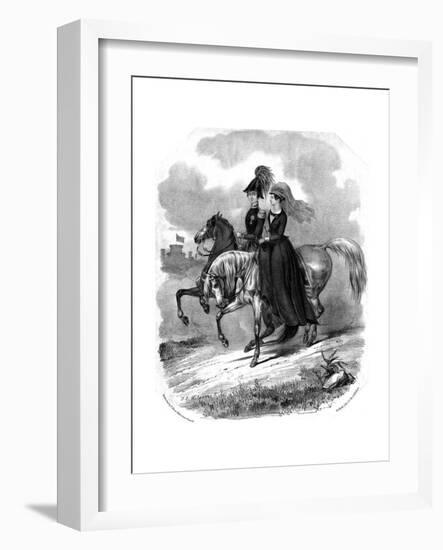 Victoria and Albert-T C Wilson-Framed Giclee Print