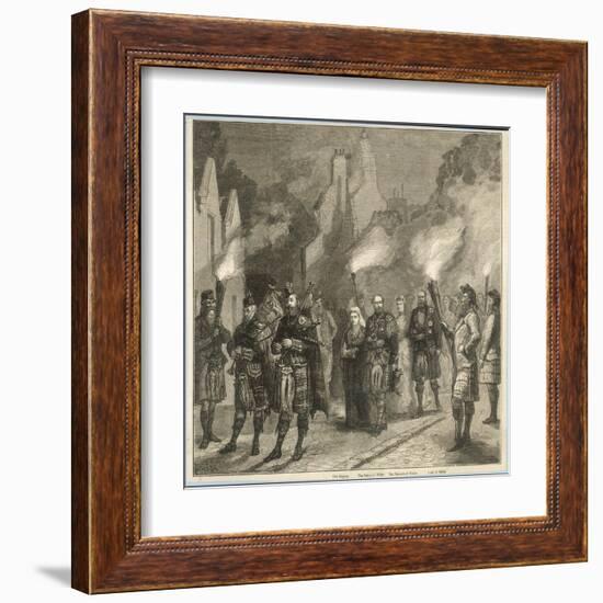 Victoria and Edward at the Gillies' Ball, Abergeldie Castle-null-Framed Art Print