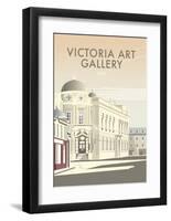 Victoria Art Gallery - Dave Thompson Contemporary Travel Print-Dave Thompson-Framed Art Print