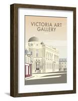 Victoria Art Gallery - Dave Thompson Contemporary Travel Print-Dave Thompson-Framed Art Print