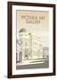 Victoria Art Gallery - Dave Thompson Contemporary Travel Print-Dave Thompson-Framed Giclee Print