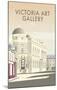 Victoria Art Gallery - Dave Thompson Contemporary Travel Print-Dave Thompson-Mounted Giclee Print