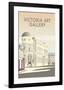 Victoria Art Gallery - Dave Thompson Contemporary Travel Print-Dave Thompson-Framed Giclee Print