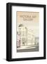 Victoria Art Gallery - Dave Thompson Contemporary Travel Print-Dave Thompson-Framed Giclee Print