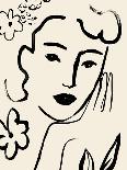 Matisse's Muse Portrait II-Victoria Barnes-Mounted Art Print