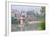 Victoria Bridge across Beas River, Mandi, Himachal Pradesh, India, Asia-Bhaskar Krishnamurthy-Framed Photographic Print