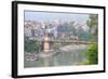 Victoria Bridge across Beas River, Mandi, Himachal Pradesh, India, Asia-Bhaskar Krishnamurthy-Framed Photographic Print