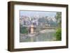 Victoria Bridge across Beas River, Mandi, Himachal Pradesh, India, Asia-Bhaskar Krishnamurthy-Framed Photographic Print