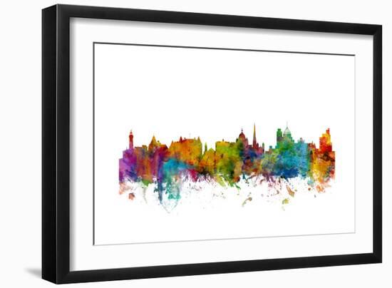 Victoria Canada Skyline-Michael Tompsett-Framed Art Print