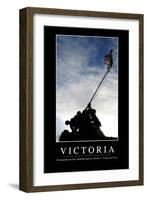 Victoria. Cita Inspiradora Y Póster Motivacional-null-Framed Photographic Print