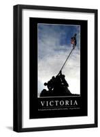 Victoria. Cita Inspiradora Y Póster Motivacional-null-Framed Photographic Print