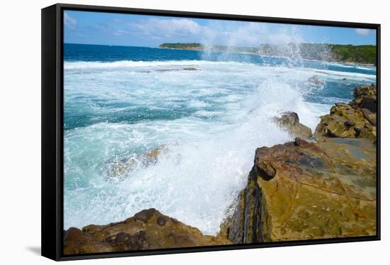 Victoria Coastal View, Australia.-idizimage-Framed Stretched Canvas