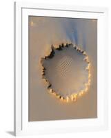 Victoria Crater at Meridiani Planum on Mars-null-Framed Photographic Print