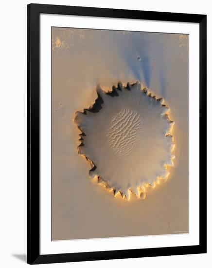 Victoria Crater at Meridiani Planum on Mars-null-Framed Photographic Print