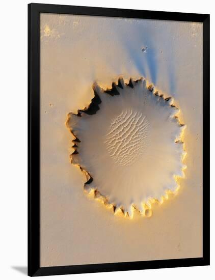 Victoria Crater, Mars, MRO Image-null-Framed Photographic Print