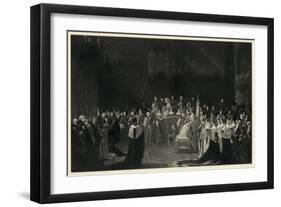 Victoria, Crowned, Hayter-null-Framed Art Print