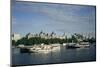 Victoria Embankment and the River Thames, London, England, United Kingdom-Charles Bowman-Mounted Photographic Print