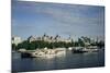 Victoria Embankment and the River Thames, London, England, United Kingdom-Charles Bowman-Mounted Photographic Print