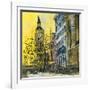 Victoria Embankment, London-Susan Brown-Framed Giclee Print