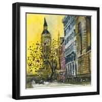 Victoria Embankment, London-Susan Brown-Framed Giclee Print