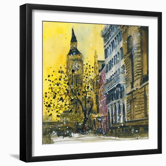 Victoria Embankment, London-Susan Brown-Framed Giclee Print