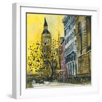 Victoria Embankment, London-Susan Brown-Framed Giclee Print