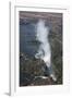 Victoria Falls, aerial view, UNESCO World Heritage Site, Zimbabwe, Africa-Ann and Steve Toon-Framed Photographic Print