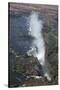 Victoria Falls, aerial view, UNESCO World Heritage Site, Zimbabwe, Africa-Ann and Steve Toon-Stretched Canvas