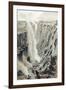 Victoria Falls, Africa, Viewed from the East, 1866-null-Framed Giclee Print