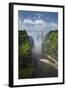 Victoria Falls and Zambezi River, Zimbabwe/Zambia border, Africa-David Wall-Framed Photographic Print