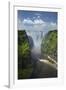 Victoria Falls and Zambezi River, Zimbabwe/Zambia border, Africa-David Wall-Framed Photographic Print