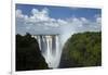 Victoria Falls and Zambezi River, Zimbabwe/Zambia border, Africa-David Wall-Framed Photographic Print